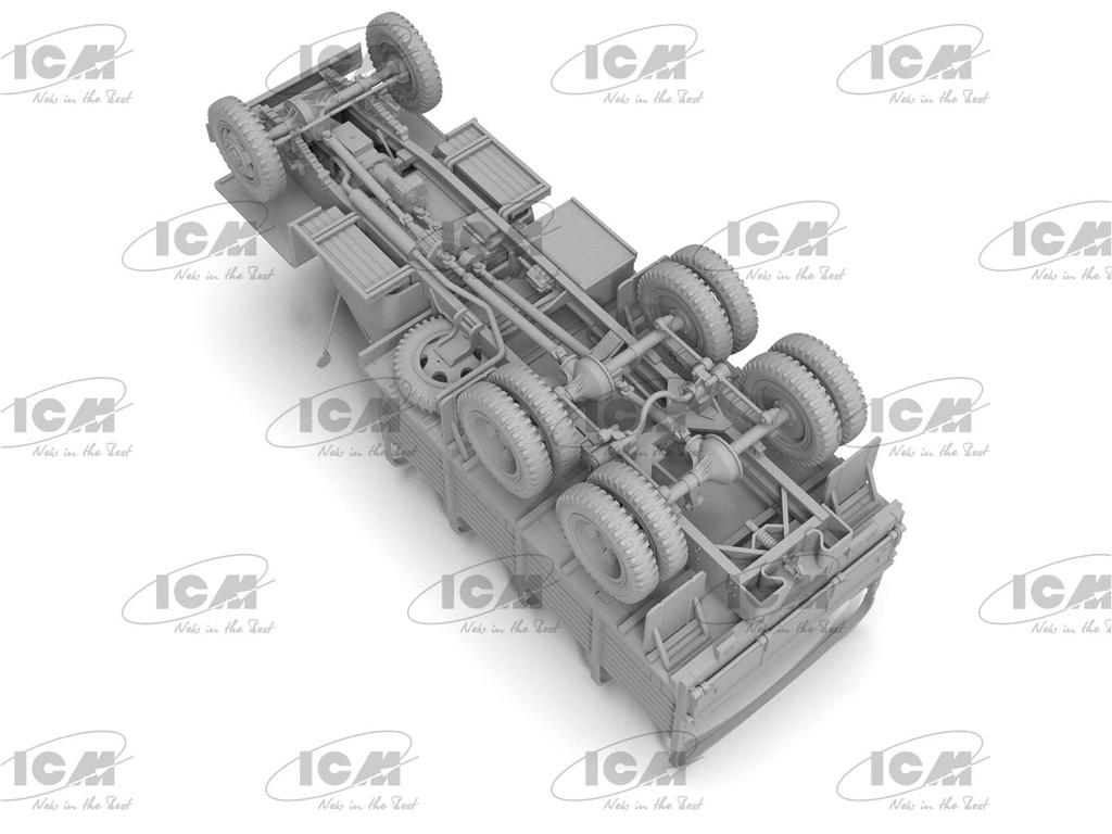 ICM American Studebaker Military Truck Plastic Model 35490 1/35 US6-U3