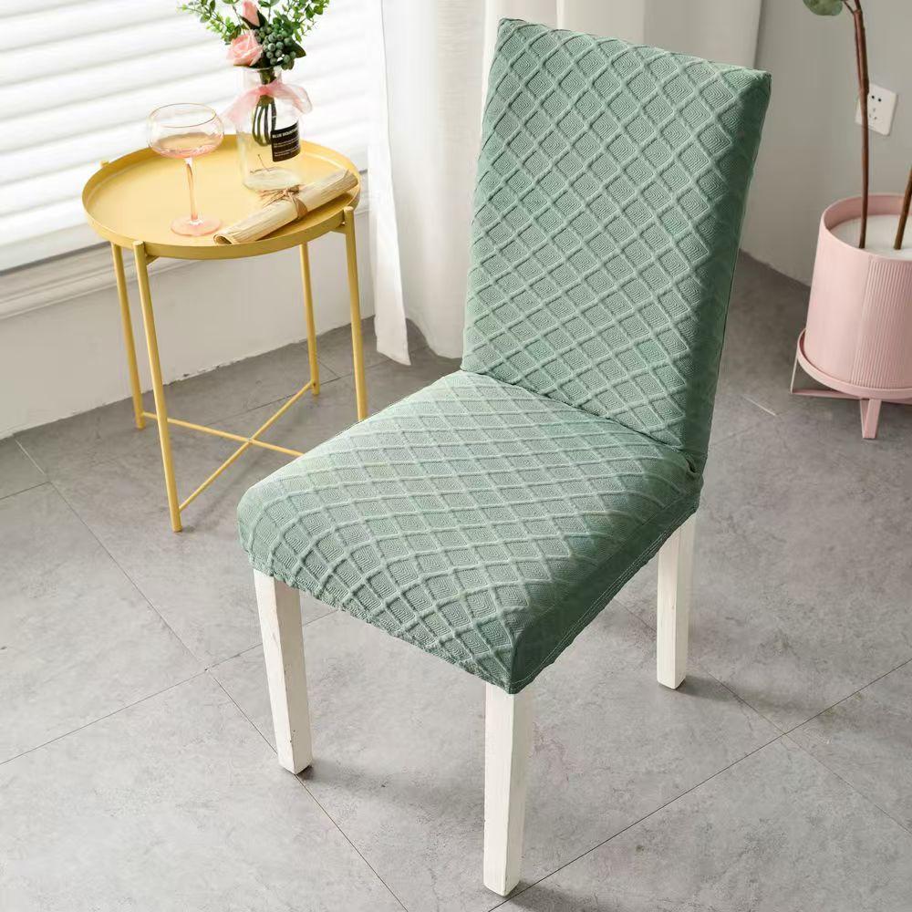 Roztažitelný žakárový potah na židli, Pružný potah na židli, Prachotěsný, Jednobarevný, Dekorace interiéru, Kancelář, Nejlevnější