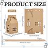 24pcs Paper Boxs with Ribbon for Candy Storage Peru 10.1x7.2x18.3cm