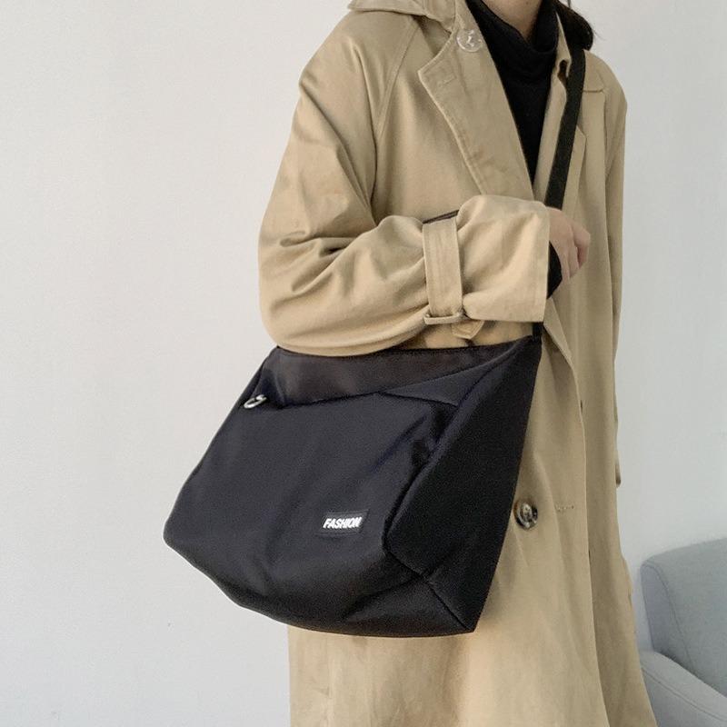 Canvas Bag Women Crossbody Bag Shoulder Workwear Bag Messenger Street Trend