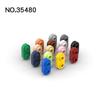 Non-Toxic 200Pcs Moc Brick Parts 35480 Piastra Rotonda 1X2 Con Borchie Aperte Compatibile Building Block Particelle Fai Da Te Assmble Kid