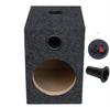 2 Pack Speaker Box Universal Shield Speaker Car Speaker Box Car Subwoofer Box Car Music Pair (6.5" Single Hole)