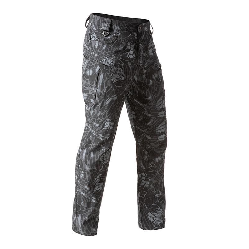 Men's IX5 Tactical Camouflage Pants - Micro-elastic, Wear-resistant, Casual & Work Pants for Spring/Summer/Autumn
