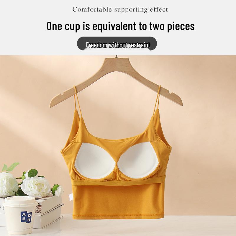 Maiou Camisolă Căptușit pentru Femei Spicy Girl Top Scurt Sexy de Vară