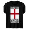 England Flag Men's Graphic T-Shirt / Saint George Cross / National Heritage English Pride Tee British Culture Top