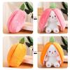 25cm Fruit-Shaped Plush Toy - Strawberry Carrot Rabbit Design Cuddly Bunny Doll for Babies Birthday Gift Creative Stuffed Toy