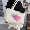 Soft Puffer Tote Bag Exquisite Shopping Bag Travel Bag Padded Handbag  School
