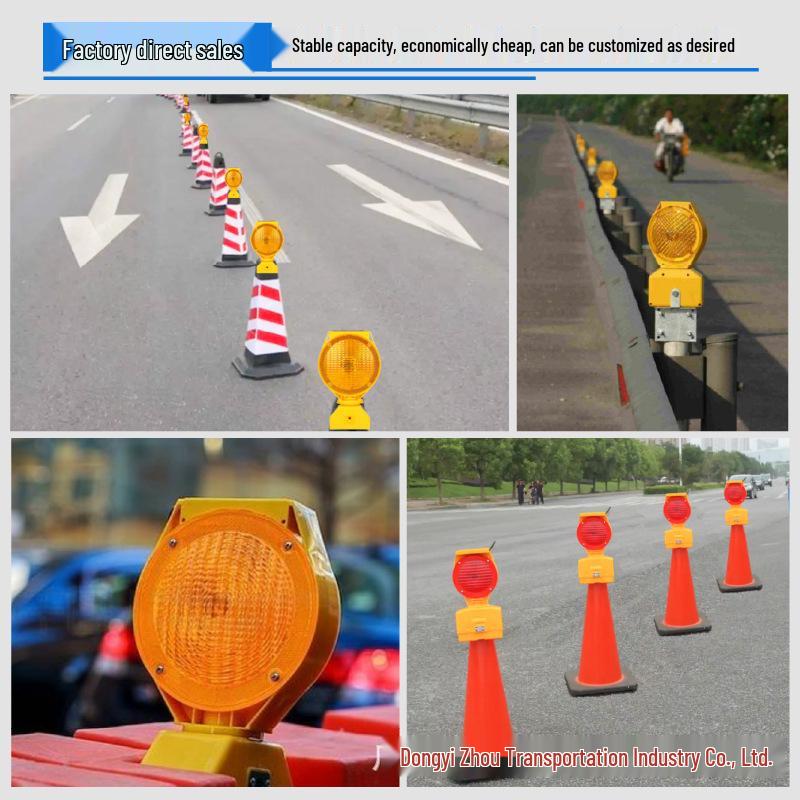Custom Solar LED Traffic Warning and Barrier Light