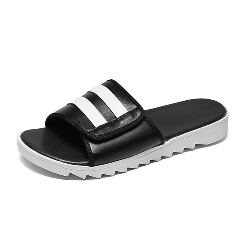 Summer Men Slippers Flat Shoes Indoor PVC Flip Flops Non-slip Bathroom Slides Beach Sandals Home Slippers Zapatillas De Hombre