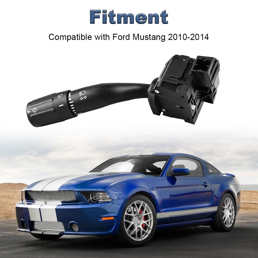 JDMON Windshield Wiper Switch Compatible with Ford Mustang 2010 2011 2012 2013 2014 Replacement for CBS1901