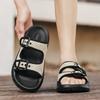 2025 Summer Male Casual Shoe Fashion Footwear Big Size 45 Male Slippers Mens Beach Sandals Mesh Comfortable Breathable Man Shoe