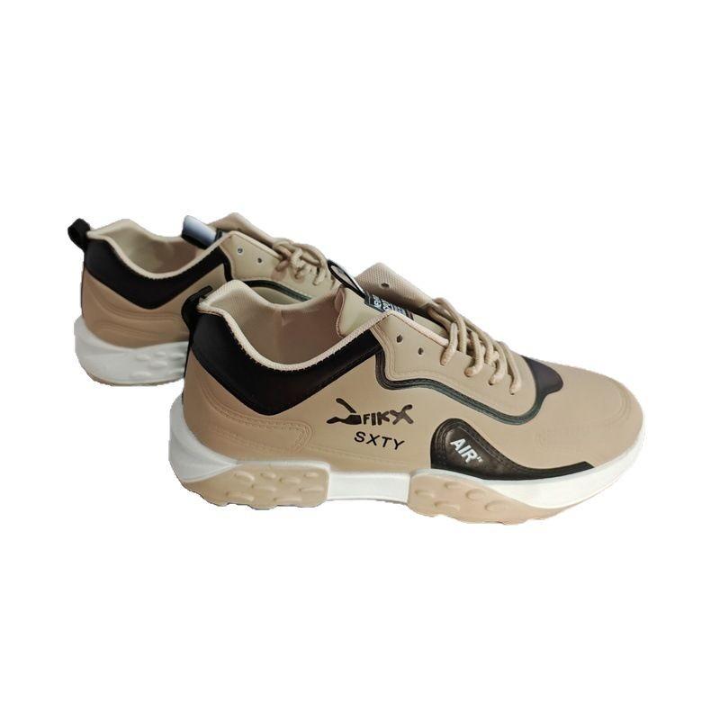Spring men's shoes trend versatile men's sports shoes leather Martin shoes breathable soft sole running shoes student casual shoes