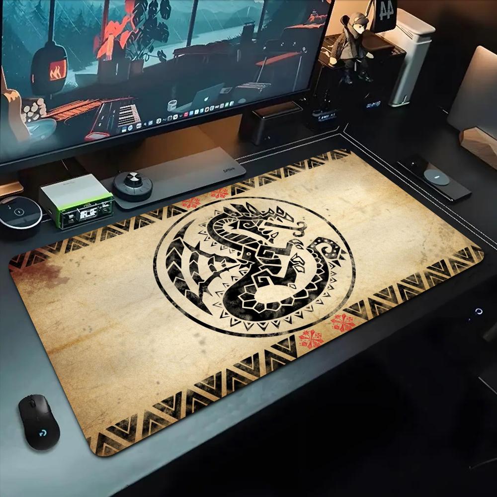 monster hunter Mouse Pad 500X1000 mm Large Gaming Mousepad Gamer XL Rubber Otaku Keyboard Pad Laptop Desk Mat