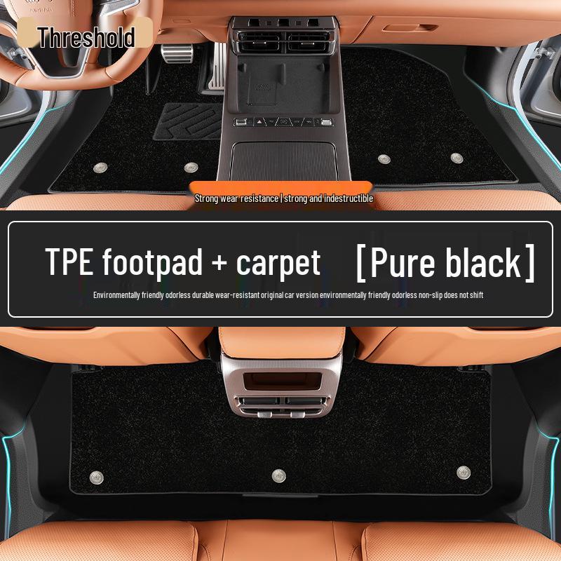 2025 BYD Han L EV/DMP TPE Floor Mats Full Coverage Interior Modification