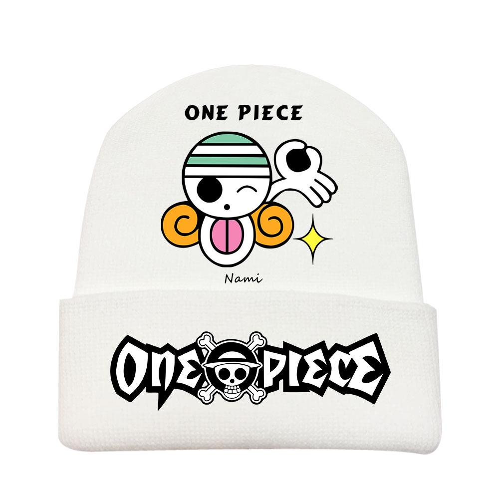One Piece Anime Knit Hat: Warm Velvet Lined, Rolled Brim, Adult Outdoor Beanie