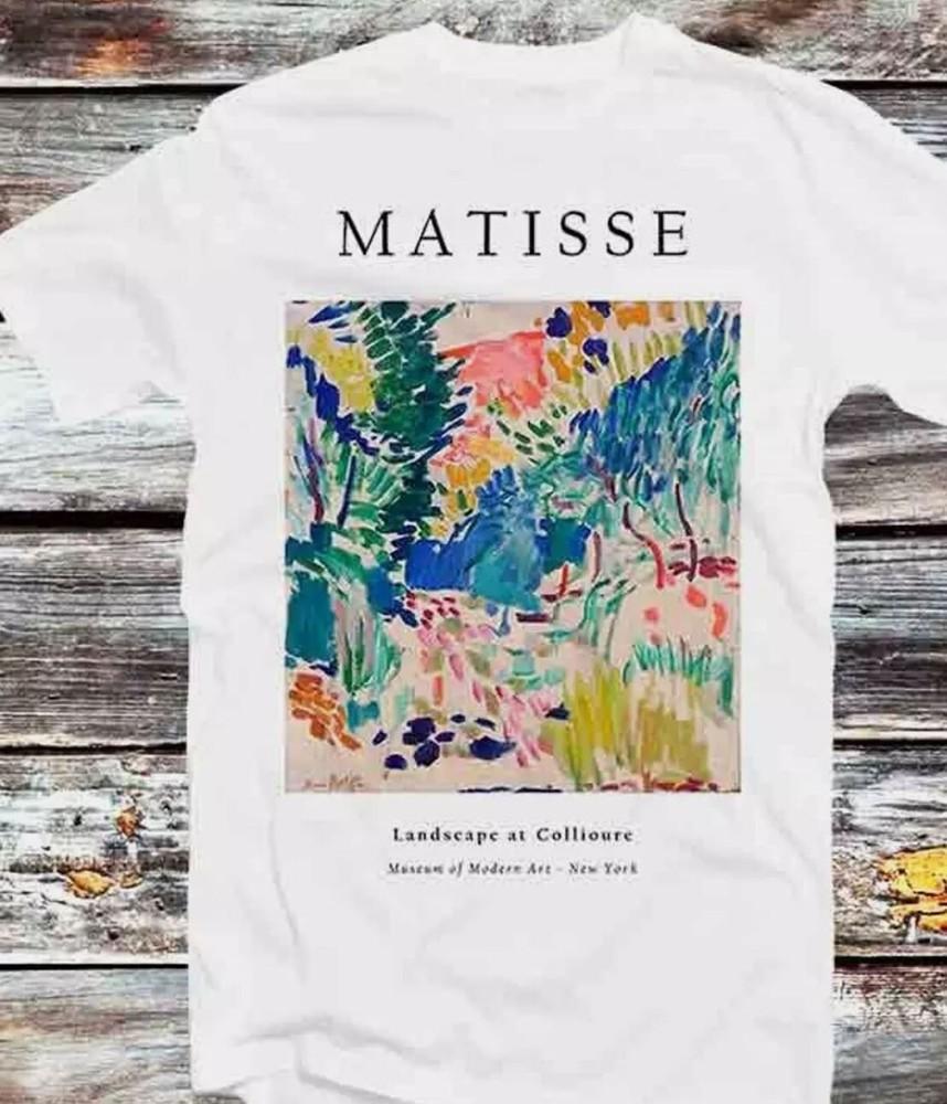 

Henri Matisse Landscape At Collioure Art T Shirt Vintage Retro Cool G Unisex Tee S