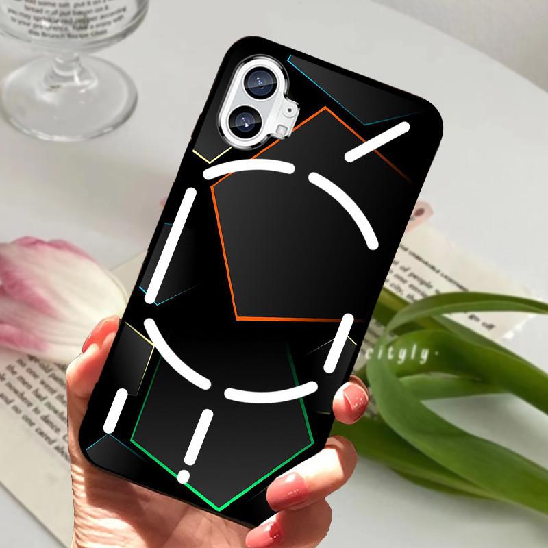 Hülle Für Nothing Phone 1 Hülle Stoßfest Schwarzer Bumper Rückseite Handyhülle Für Nothing Phone 2 Eins zwei Hülle Funda Nothingphone2