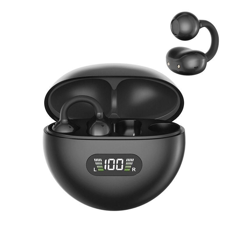 Xiaomi Digital Display Ear Clip Headphones Wireless Bone Conduction Bluetooth 5.4 Earbuds Comfortable Waterproof Sport Headsets