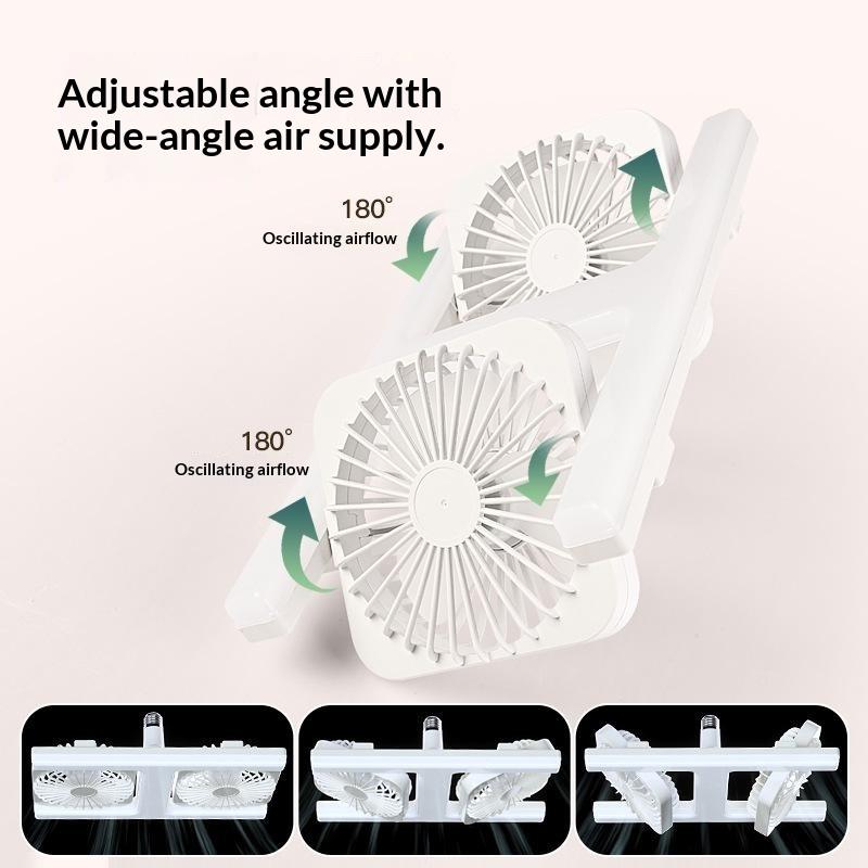 60W Low Ceiling LED Ceiling Fan Light with Remote E27 Socket Dual Fans Energy Saving for Kids Room Home Renovation