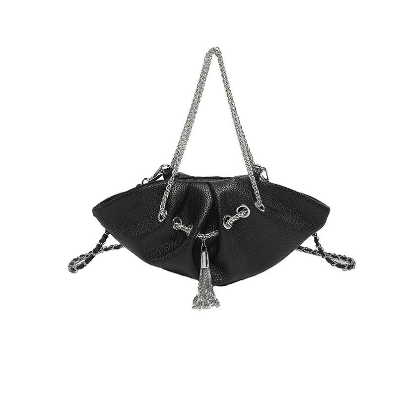 Women's folded cloud bag with a shoulder chain armpit bag fresh fashion new