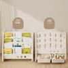 Children's Bookshelf Home Bedroom Children's Picture Books Toy Storage Cabinet Snacks Sundries Organizer Rack Floor Standing