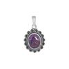 Purple Copper Turquoise Silver Pendant Earring Set, 925 Sterling Silver Handmade Jewelry, Silver Women Jewelry, Gift For Her An0451-310