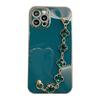 Suitable for iPhone 15 Promax Phone Case, Fashionable Clover Bracelet, 13 Apple 14 Protective Case, 12XS Creative