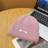 M standard knitted hat women's winter thickened warm cold hat showing face small couple versatile outdoor cold wool hat