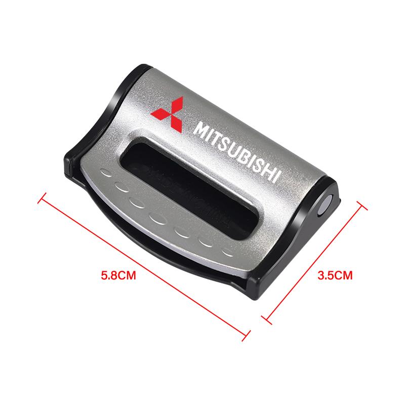 Automobile Safety Belt Buckle Clip Safety Stop Limiter Adjuster For Mitsubishi Lancer EX 10 Outlander 3 Asx L200 Car Accessories