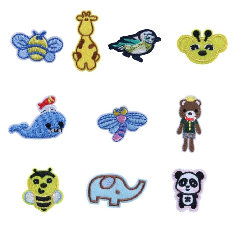 

10 Pcs Embroidered Patches Cartoon Animal Sewing Patches Iron On Patches Applique Patches Sew On Patches for Clothes 1