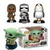 Star Wars Funko Pop Mandalorian Baby Yoda Boba Fett Action Figure Collectible**