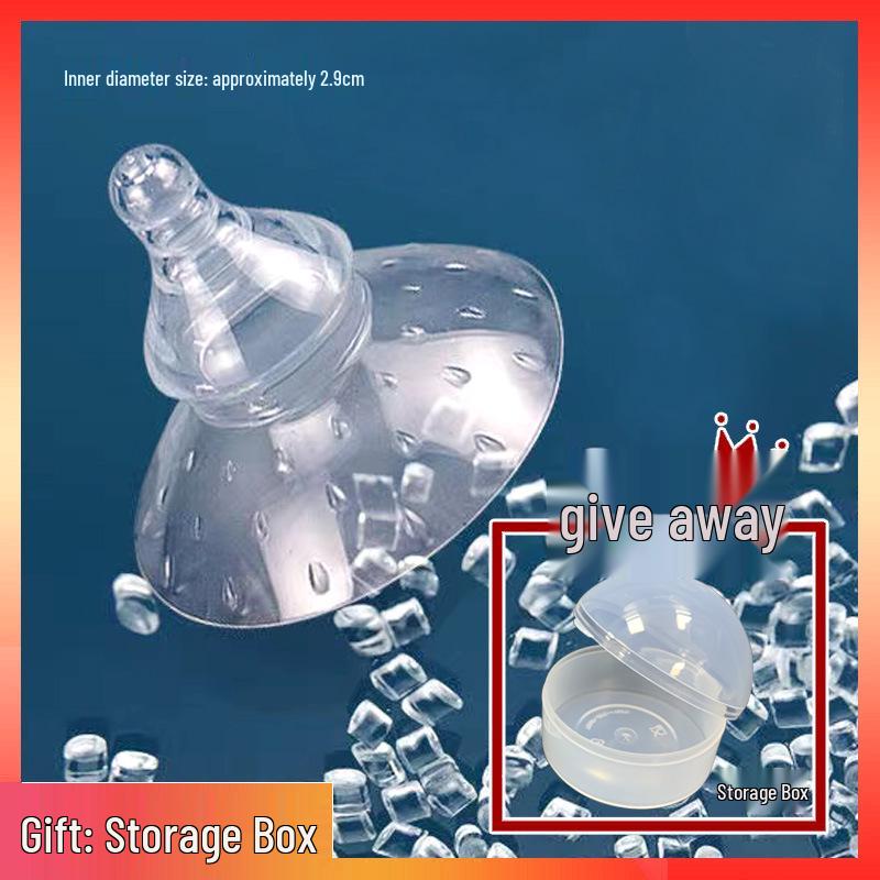 Silicone Anti-Bite Nipple Shields for Breastfeeding and Weaning - Soft Large Size