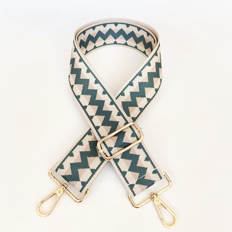 New Bag Accessories with One Shoulder Oblique Span To Reduce The Burden Wide Bag Belt Ethnic Style Color Extended Backpack Belt