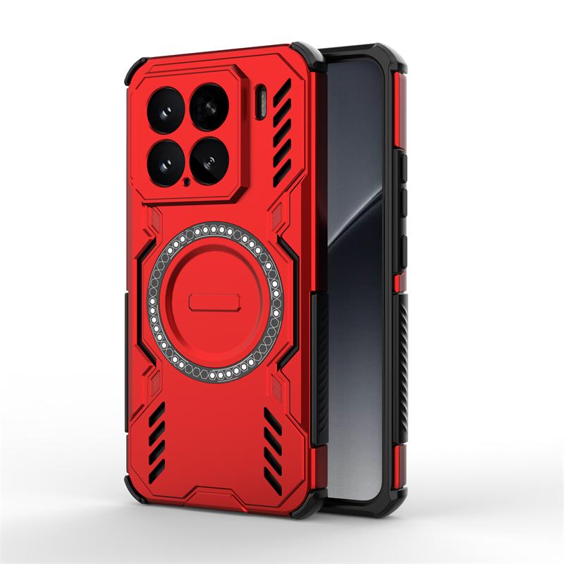 Etui dla Xiaomi 15 Dla Xiaomi 15 Odporny na wstrząsy Pancerz Adsorpcja Magnetyczna Bezprzewodowe Ładowanie Tylna Pokrywa Dla Etui Xiaomi 15 6,36 cala