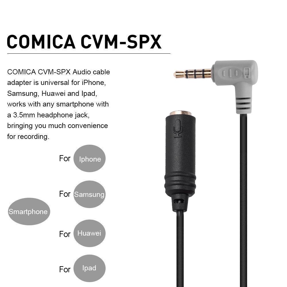 Comica Cvm Spx Female 3 5mm Audio Cable Converter Microphone Cable Adapter For Iphone Samsung Buy At A Low Prices On Joom E Commerce Platform