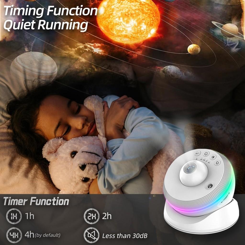 13-in-1 Galaxy Light Projector Planetarium Star Sky Projector Kids Adults Bedroom Decoration Realistic Starry Sky Night Lamp