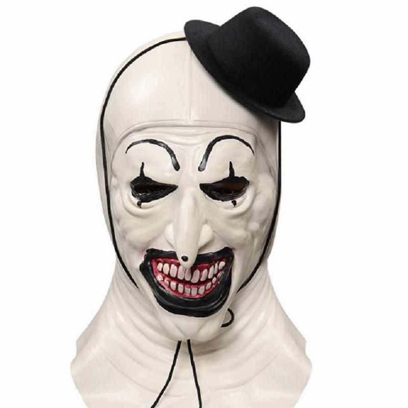 New Soul-Shattering Clown Mask Cosplay Halloween Horror Masquerade Costume Hat Clown Headgear