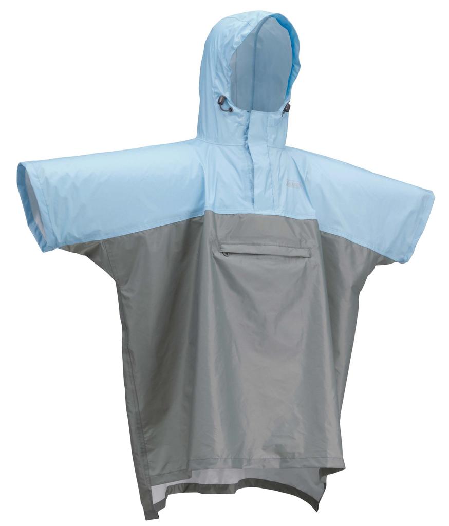 Coleman Kids Trek Rain Poncho, Sky/Gray, 170-6957