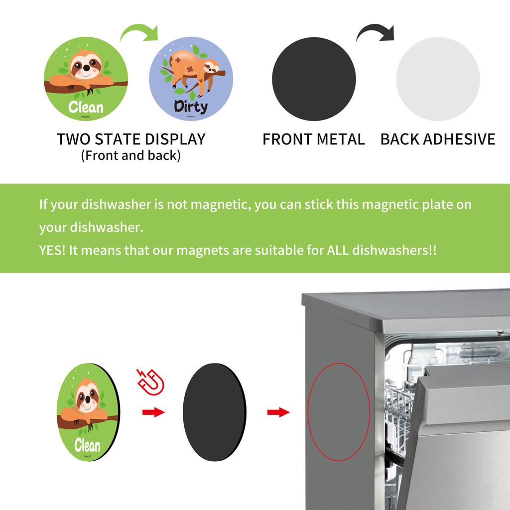 Buy [BC] Powerful Kitchen Flip Magnet Dishwasher Indicator With ...