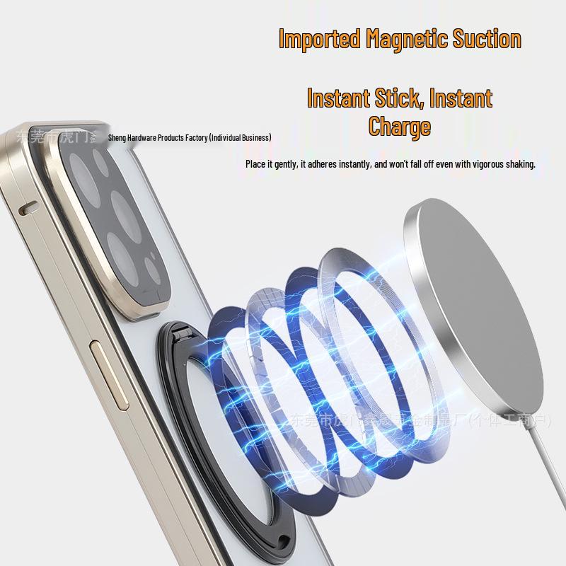 Apple Pro Max 360° Rotating Magnetic Stand Case - Full Coverage Protective iPhone 16 Case by Magnet King