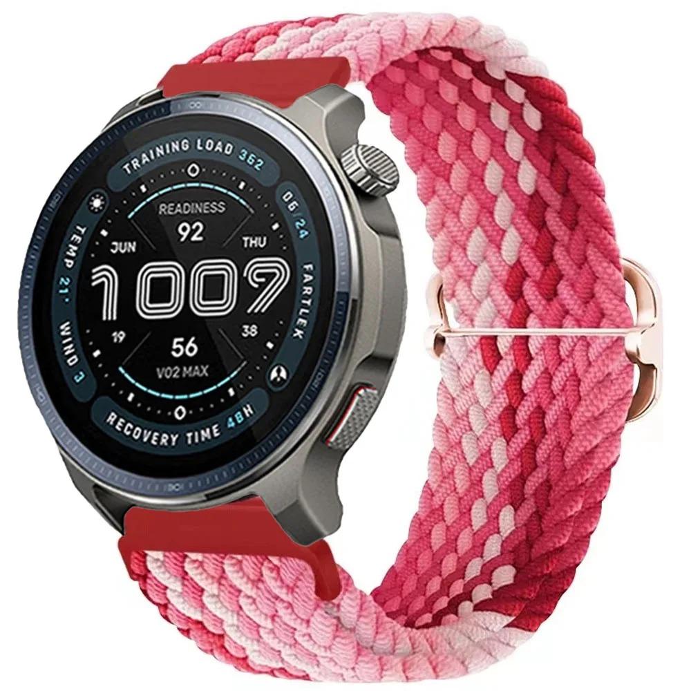 22mm 20mm Nylonový řemínek pro Amazfit Balance 2 1/Bip 6 5 Sportovní náramek Řemínek pro Amazfit GTR 47mm/GTR 4 3/GTS/Active 2
