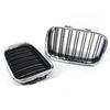 1 Pair Front Hood Bumper Kidney Grilles Grill Chrome for BMW 3-Series E36 Sedan Coupe Touring 1990-1996 51138122237 51138122238