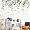 2Pcs/Set Removable Self Adhesive Stickers Tree Branches Leaves Birds Wall Stickers Bedroom Living Room Decoration Accessories