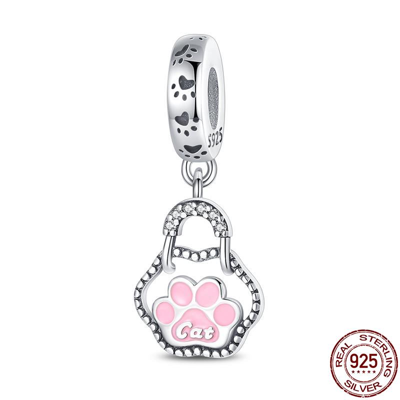 Cute Animals Beads Charms Fit Original 3Mm Bracelet Dog Cat Owl Rabbit Diy Jewelry Making Animals Protection