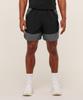Sport 25 Block 7  Shorts Black Dark Grey A3b9o Bb3k