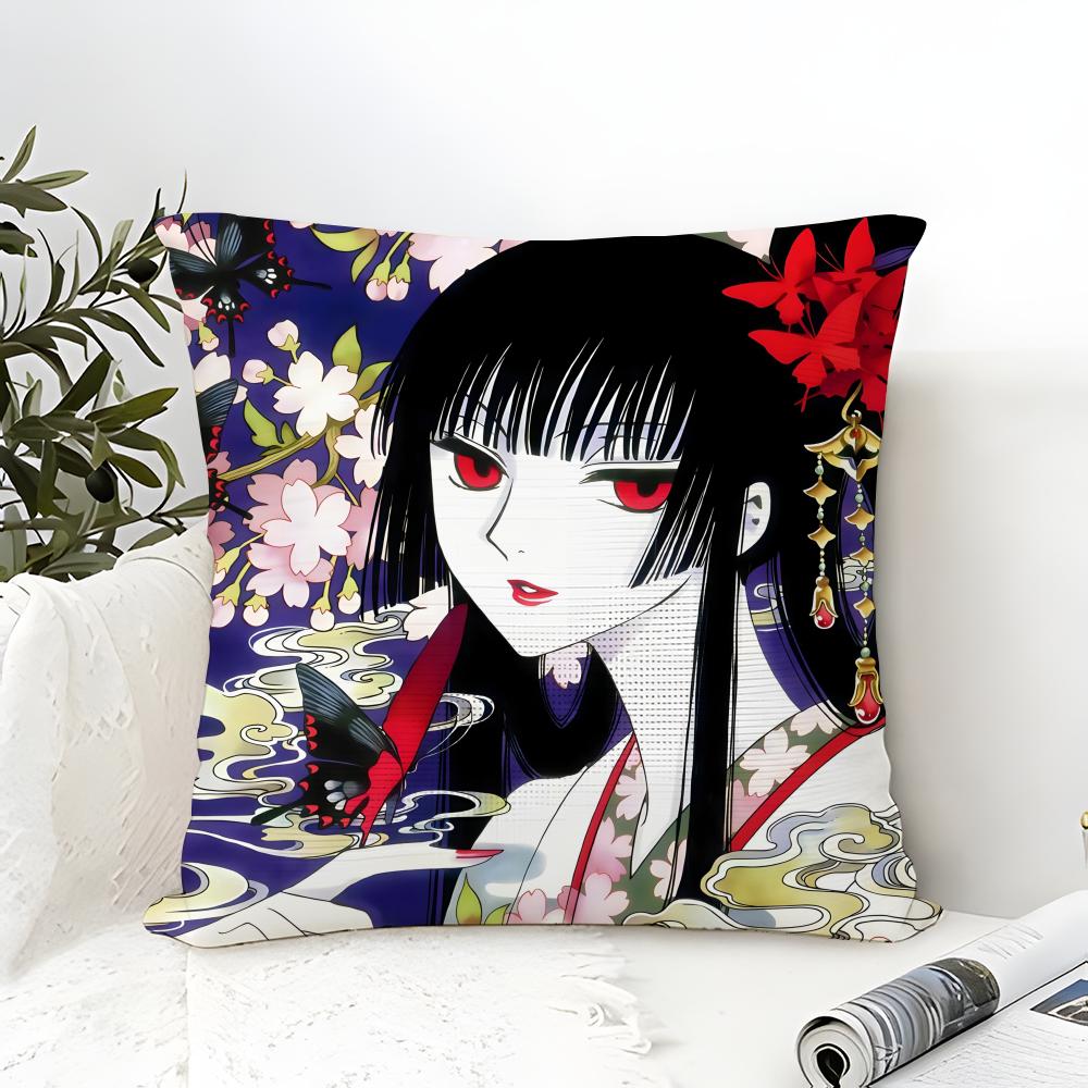 Cartoon Comic Yuuko XxxxHolic Pillow Case Linen Pillow Case Sofa Home Decor Cushion Cover Cushion Cove
