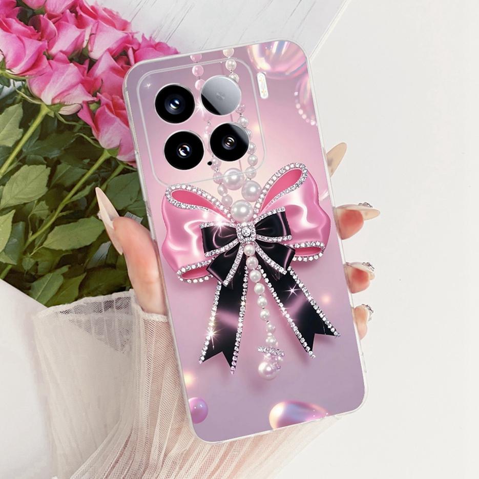 For Xiaomi Mi 15 Pro 5G Case Luxury Butterfly Painted Cover Soft Silicone Phone Case For Xiaomi 15 Pro Mi15 Pro 5G Fundas Bumper