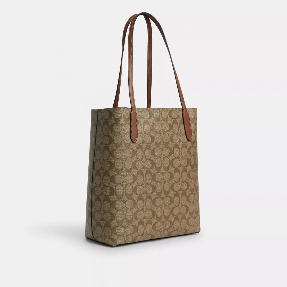 Coach Borsa tote Thea in tela esclusiva