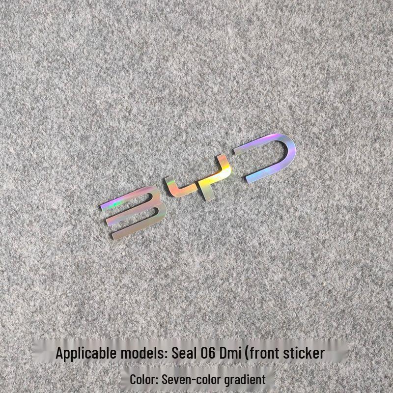 BYD Seal EV Car Logo Sticker for Color Change & Decoration (EVDMI 05, DMI 07, DMI 06, GT 06)