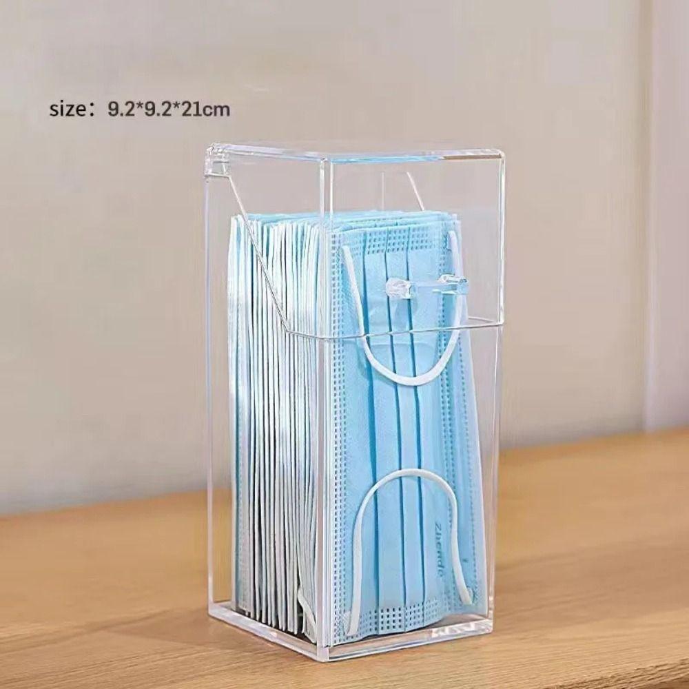 

Seal Design Mask Storage Box With Lid Baby Wipes Dispenser Holder New Tissue Box Household
